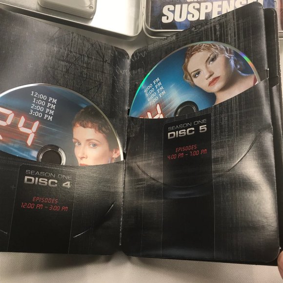 24 Season 1 DVD Tin Box Preowned Needs Batteries For The Display - Picture 7 of 9